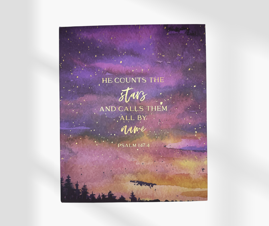 "HE COUNTS THE STARS" - Journal (Diary, Notebook)