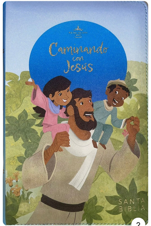 Biblia Reina Valera 1960- para niños- caminando con Jesus