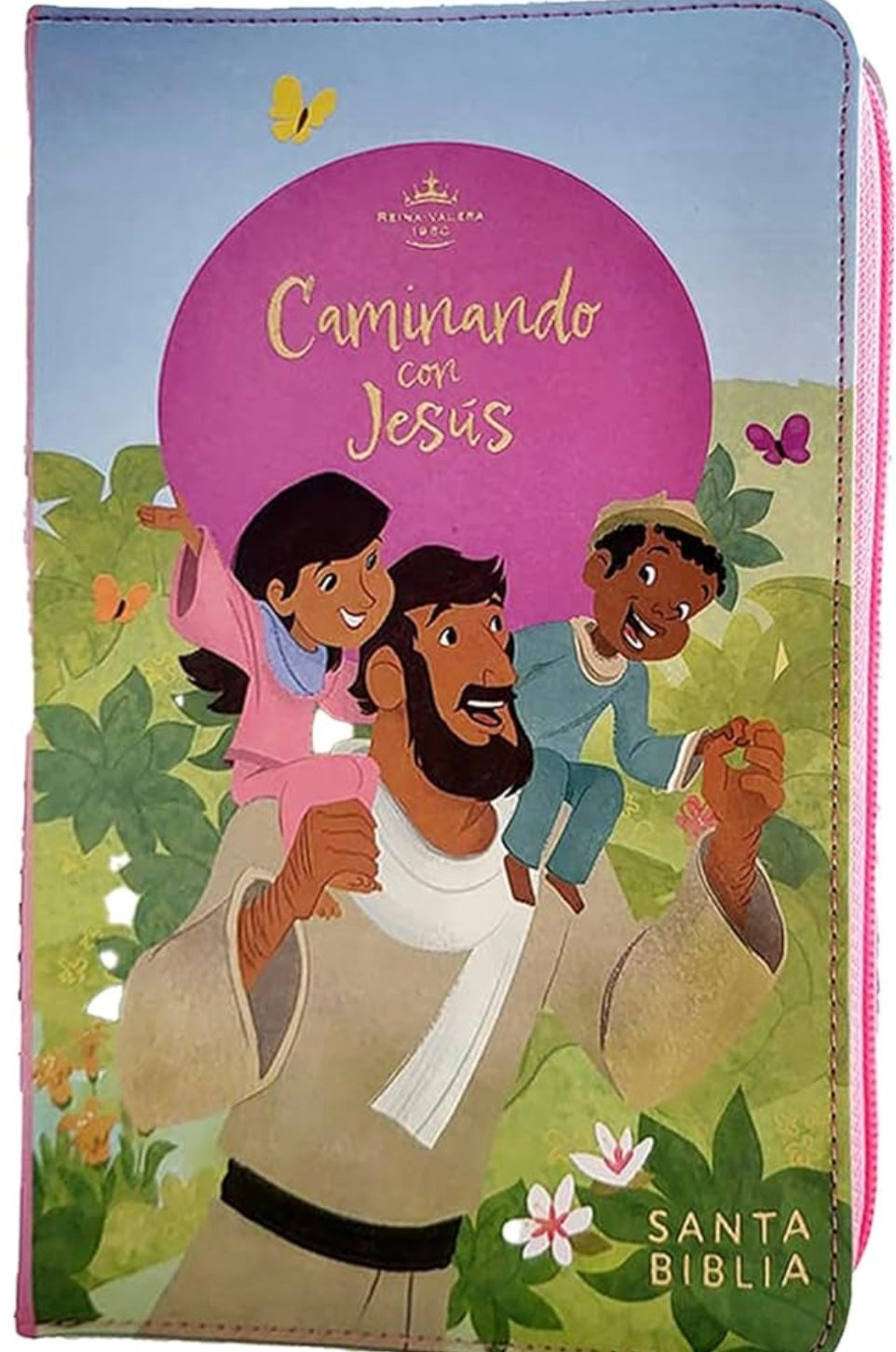 Biblia Reina Valera 1960- para niños- caminando con Jesus