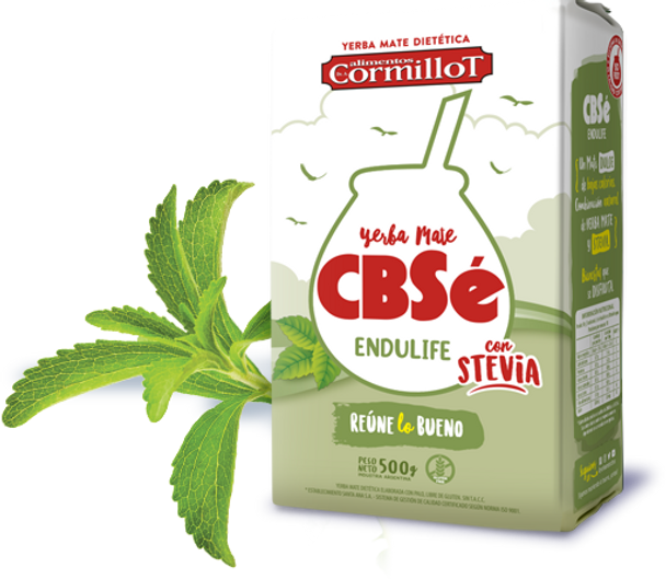 CBSé Endulife Yerba Mate with Stevia, 500 g / 1.1 lb