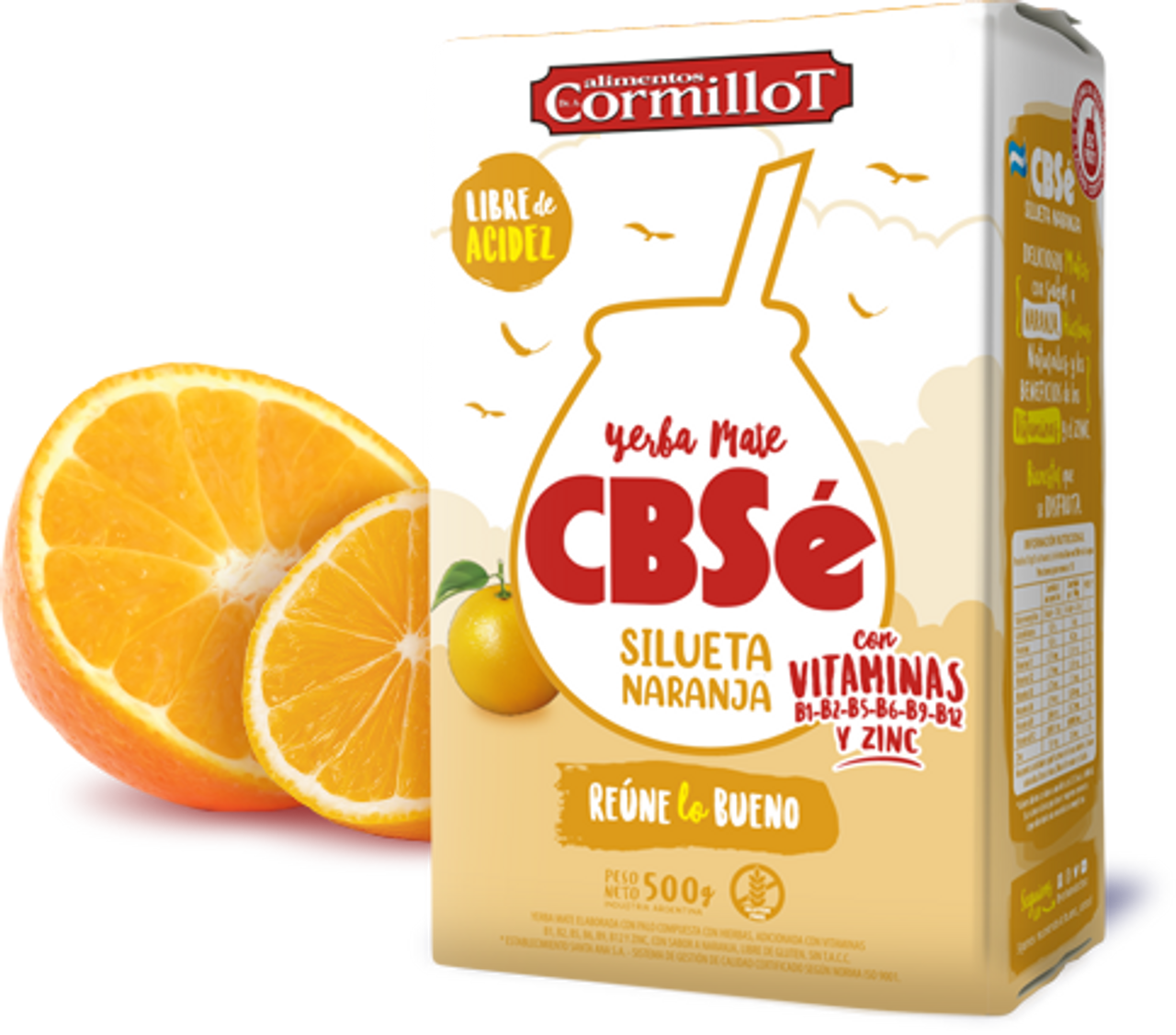 Yerba Mate CbSE Siluette Orange (500gr)